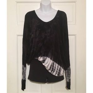 Enti Tie Dye Long Sleeve Top Medium